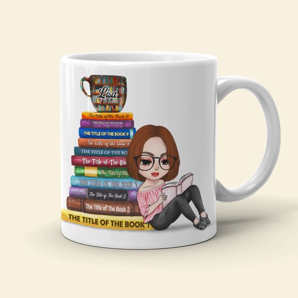Book Single Married In A Relationship Love Books Personalized Mug 2HUHI120122