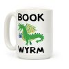 Book Wyrm Dragon Coffee Mug