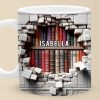 Books Are A Gateway To The World And Beyond - Personalized Custom Mug - Christmas Gift For Book Lovers