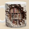 Books Are The Keys To The Magic Of The Universe - Personalized Custom Mug - Christmas Gift For Book Lovers