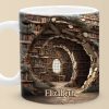 Books Are The Treasured Wealth Of The World - Personalized Custom Mug - Christmas Gift For Book Lovers