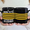 Born To Fly Personalized Pilot Mug, Gift For Pilot