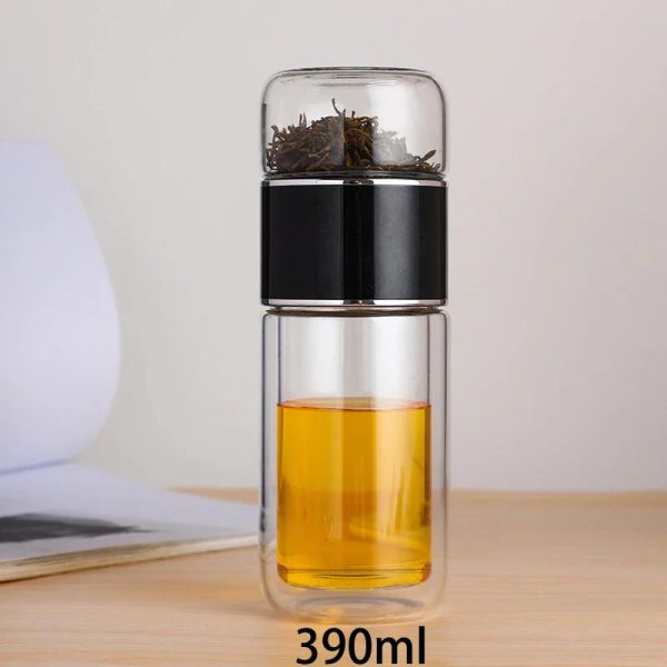 Borosilicate Tea Infuser Bottle