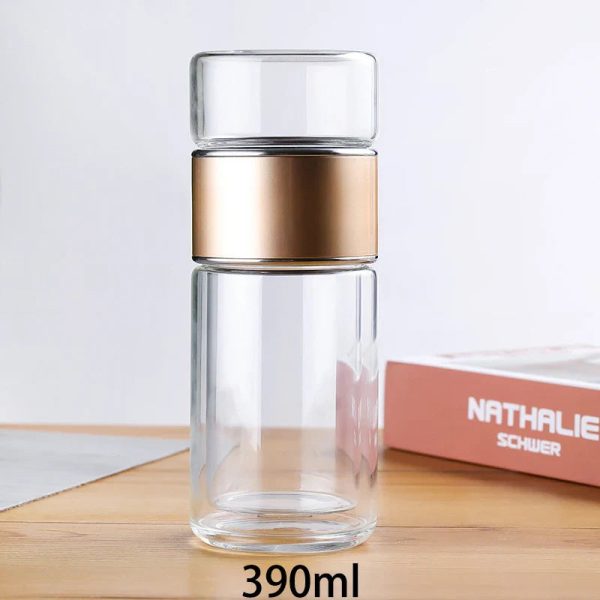Borosilicate Tea Infuser Bottle