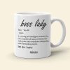 Boss Lady Definition Personalized Mug Gift For Her