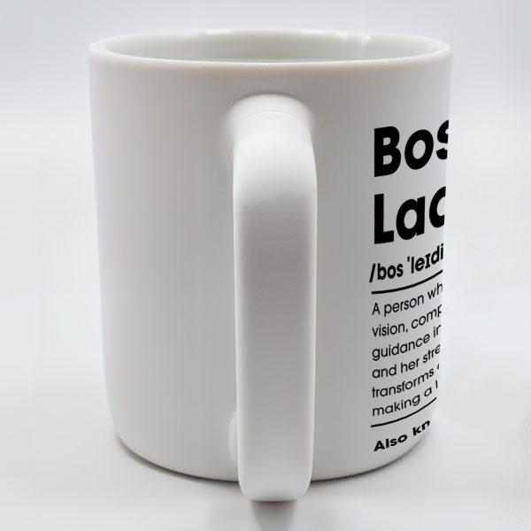 Boss Lady Remarkable Leader Coffee Mug - Personalized Custom Coffee Mug - COL045_MG