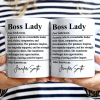 Boss Lady Who Is Remarkable Leader - Personalized Mug