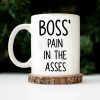 Boss' Little Trouble 3D Effect Funny Donkey - Personalized Mug