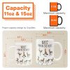 Boss' Pain in the Asses White Ceramic Mug, Personalized Office Humor Gift for Coworkers and Morning Coffee Smiles