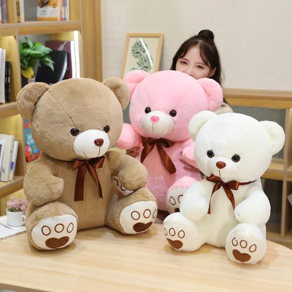 Bow Teddy Bear Plush Toy
