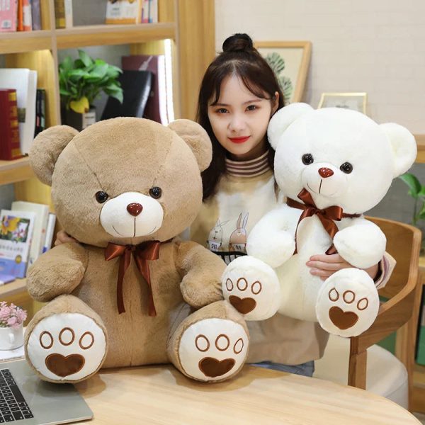 Bow Teddy Bear Plush Toy
