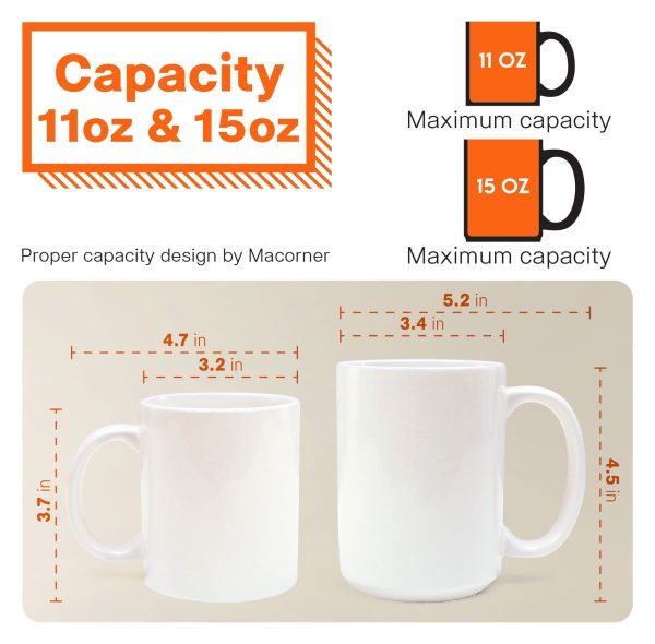 Boy Mom Mug - Less Drama Than Girls But Harder to Keep Alive - Perfect Gift for Moms of Boys, Mother's Day Gift, Personalized with Your Kids' Names, White Ceramic Mug