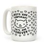 Boys Are Temporary Cats Are Forever Coffee Mug