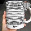 Brave Musical Notes Design - Personalized Custom Coffee Mug - HALW066_MG