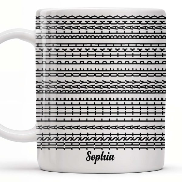 Brave Musical Notes Design - Personalized Custom Coffee Mug - HALW066_MG
