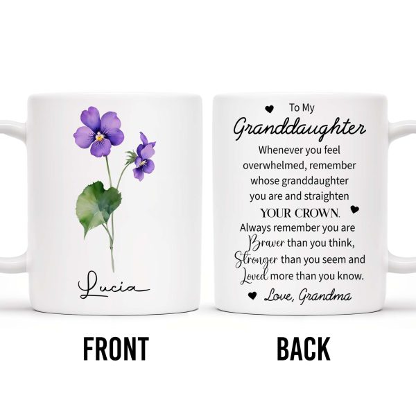 Braver Than You Think, Stronger Than You Seem Mug - Personalized Custom Coffee Mug - FM032_MG