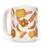 Breakfast Food Pattern Coffee Mug