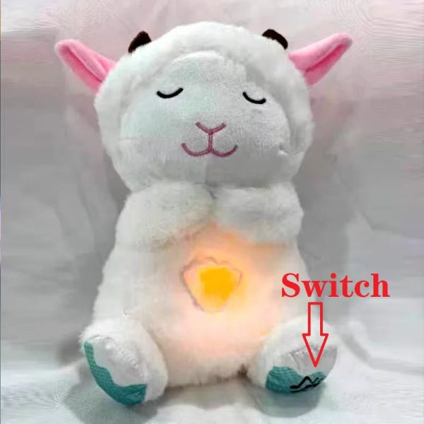 Breathing Bear: Soothing Plush Doll for Newborns & Kids