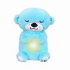 Breathing Bear Soothing Plush Toy with Music & Light for Baby Sleep