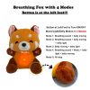 Breathing Fox Bear Plush: Soothing Musical Doll for Baby's Comfort
