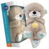 Breathing Otter Plush Toy: Soothe Baby with Lights & Sounds