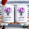 Brighten Your Day With A Bouquet Of Beautiful Birth Flowers - Personalized Custom Coffee Mug - GRAD285_MG