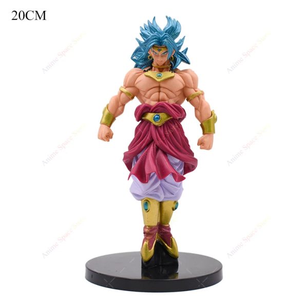 Broli Super Saiyan Standing Posture Blue Hair Collection Action Model