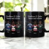 Brother Sister Forever Linked Together - Personalized Mug
