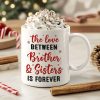 Brother Sisters Sitting By The Window Personalized Mug, Christmas Gift for Siblings