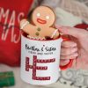 Brothers And Sisters Forever Linked Together Festive Theme Crossword Puzzle Art - Personalized Mug - Gift For Siblings, Family