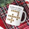 Brothers & Sisters Forever Linked Mug - Custom Gift for Birthdays and Holidays