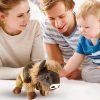 Brown Calf Highland Cow Plush Toy - Realistic & Soft Gift for Kids