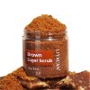 Brown Organic Sugar Body Scrub Exfoliates And Nourishes Skin Naturally