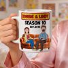 Burger Couple - Personalized 3D Inflated Effect Ceramic Mug - Gift For Couples | CL55 NL122