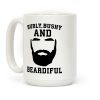 Burly Bushy and Beardiful Coffee Mug