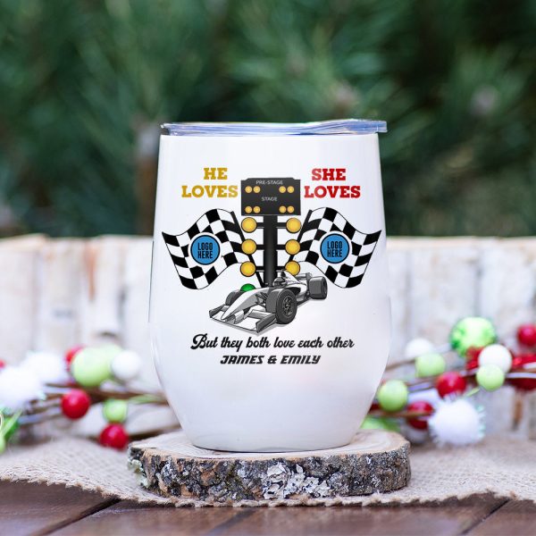 But They Both Love Each Other, Couple Gift, Personalized Mug, Racing Couple Mug 03HUTI091023