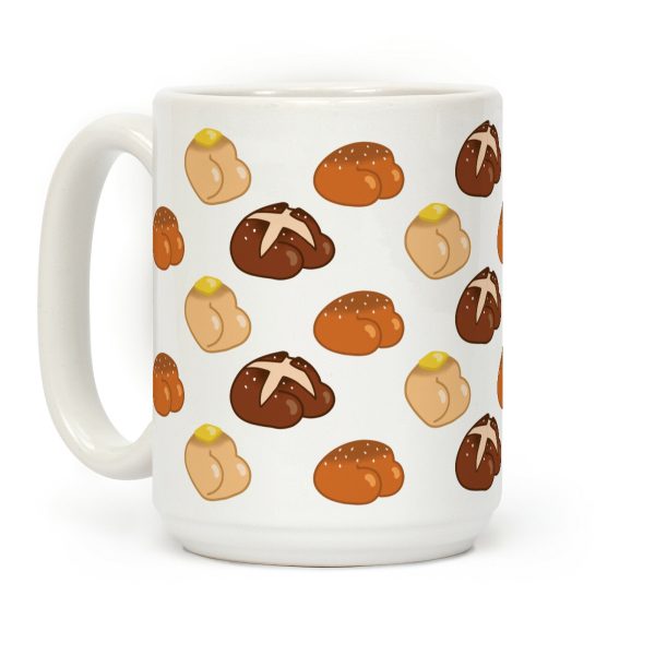 Butt Buns Pattern Coffee Mug