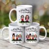 Butterflies Doll Mom Daughters Sitting Like Mother Like Daughter Personalized Mug