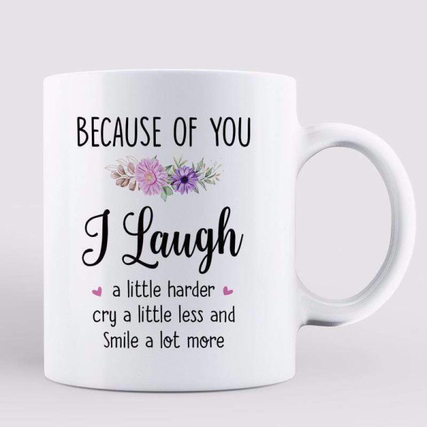 Butterflies Fashion Besties Personalized Mug