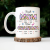 Butterfly Flower Title First Mom Now Grandma - Personalized Mug