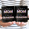 Butterfly Flower Title First Mom Now Grandma - Personalized Mug