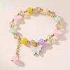 Butterfly Glass Beaded Bracelet
