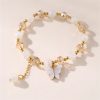 Butterfly Glass Beaded Bracelet