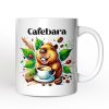 Cafebara Personalized Mug, Coffee and Capybara Lover Gift With Custom Name