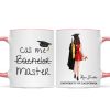 Call Me Master Bachelor Graduation Gift Personalized Mug