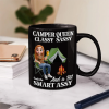 Camper Queen Classy Sassy 3D Effect - Personalized Mug
