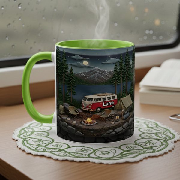 Camping Coffee Accent Mug - Personalized Gifts For Camping Lovers 02kita080126