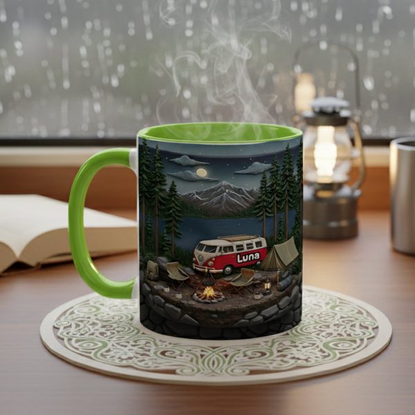 Camping Coffee Accent Mug - Personalized Gifts For Camping Lovers 02kita080126