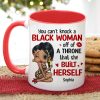 Can't Knock A Black Woman Off Personalized Coffee Mug 03HTTN270723HH-01