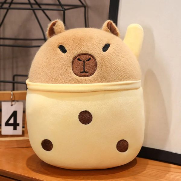 Capibara Cuddle Buddy: Plush Throw Pillow & Doll for Kids' Joy